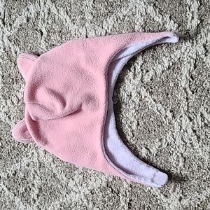 10 for $25 - Joe Fresh Girls Pink Winter Hat with Cat Ears & Velcro Chin Strap
